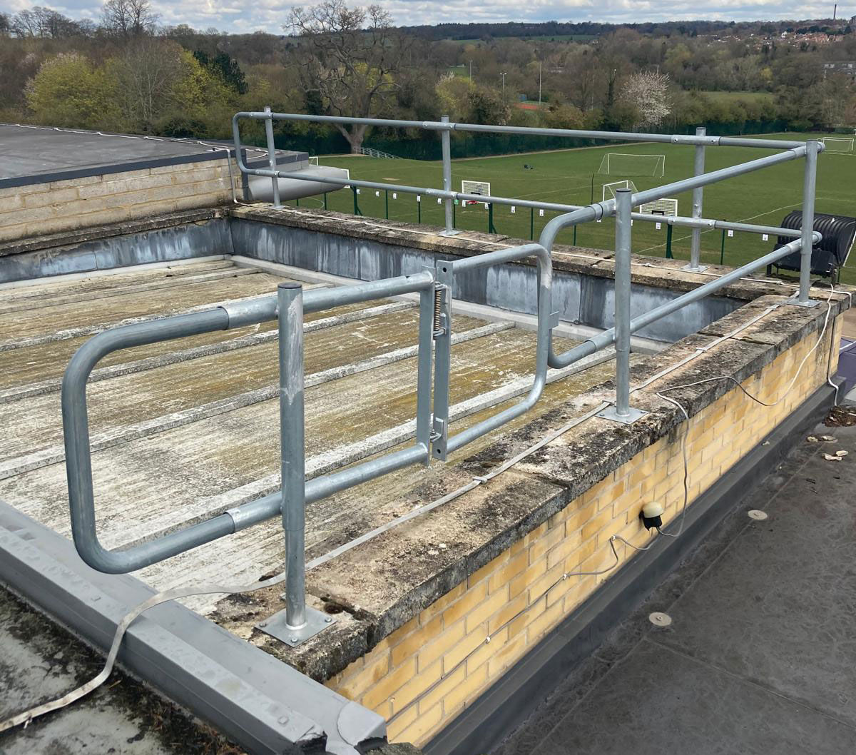 Failed edge protection inspection